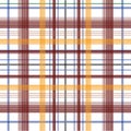 Seamless plaid line pattern design Royalty Free Stock Photo
