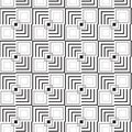 Geometric square seamless pattern