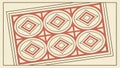 Geometric Squares Abstract Pattern Background, vector design Generative AI Royalty Free Stock Photo