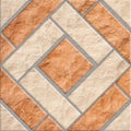Geometric Stone Tile Pattern Royalty Free Stock Photo