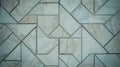 Geometric Stone Tiles in Herringbone Pattern Royalty Free Stock Photo
