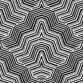 Geometric Striped Embroidery Vector Seamless Pattern. Grunge Abs