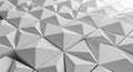 Geometric surface featuring a pattern of three-dimensional, angular, and faceted Royalty Free Stock Photo