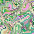 Geometric swirly marble slab Abstract multicolor layered pattern of wavy curved stripes