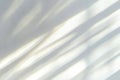 Geometric Texture Overlay Effect with Organic Drop Diagonal Shadow and Light Caustic on White Wall Royalty Free Stock Photo