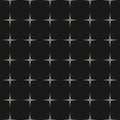 Geometric texture with small dots, flash, halftone crosses Royalty Free Stock Photo