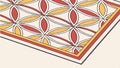 Geometric tile pattern, abstract design, and modern background vector design Generative AI Royalty Free Stock Photo