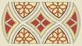 Geometric Tile Pattern: Intricate Decorative Design, vector design Generative AI Royalty Free Stock Photo
