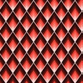 Geometric tile pattern with rhombus with sharp angles