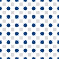 Geometric Tile Simple Block Blue and Grey Background Print Textile Repeat Pattern