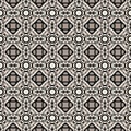 Geometric  Traditional Surface.  Brown, Ochra, Royalty Free Stock Photo