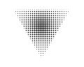 Geometric Triangle Halftone Abstract Pattern Royalty Free Stock Photo
