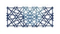 Geometric Triangle Pattern Abstract Art, vector design Generative AI Royalty Free Stock Photo