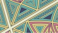 Geometric triangle pattern, abstract background and modern texture vector design Generative AI Royalty Free Stock Photo