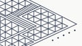 Geometric Triangle Pattern Background Vector Illustration, Abstract Design, vector design Generative AI Royalty Free Stock Photo