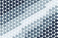 Geometric triangle pattern in blue navy soft tones, forming an abstract hexagonal grid with structured symmetry. Di Royalty Free Stock Photo