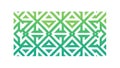 Geometric triangle pattern vibrant green abstract background, vector design Generative AI Royalty Free Stock Photo