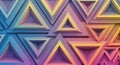 Vibrant Abstract Layered Triangle Gradient Background Royalty Free Stock Photo