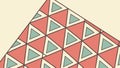 Geometric triangular pattern. Dynamic abstract. Modern design element vector design Generative AI Royalty Free Stock Photo