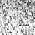 Geometric triangular polygon pattern background - modern gradient vector graphic with grey triangles Royalty Free Stock Photo