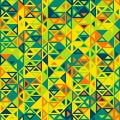 Geometric triangular seamless pattern