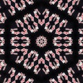 Geometric tribal round mandala pattern. Colorful patterned background. Ethnic kaleidoskope backdrop