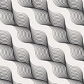Geometric vector pattern, repeating abstract diagonal hair braiding, monochrome styles. Graphic clean for wallpaper, fabric