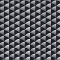 Geometric vector pattern, repeating circle in half with half gradient and half shadow.