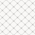Geometric vector pattern, repeating dotted line on diamond shape with abstract flower in center Pattern is clean for wallpaper, Royalty Free Stock Photo