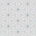 Geometric vector pattern, repeating linear diagonal angle on rhombus shape connected each, abstract star, flower.