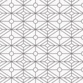 Geometric vector pattern, repeating linear diamond shape with oval shape at center. graphic clean for wallpaper, fabric