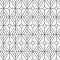 Geometric vector pattern, repeating linear diamond shape with oval shape at center.