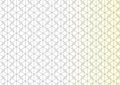 Geometric Vector Pattern. Repeating linear hexagon with straight