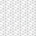 Geometric vector pattern, repeating linear triangle, square diamond shape, arrow shape ,rhombus and nodes.