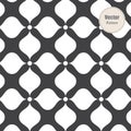 Geometric vector pattern, repeating rhombus shape and abstract flower petal Royalty Free Stock Photo