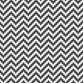 Geometric vector pattern, repeating small square black and white in wavy pixel.