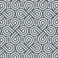 Geometric vector pattern, repeating stripe line coils on circle shape as cross and abstract star. clean design for wallpaper Royalty Free Stock Photo