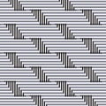 Geometric vector pattern, repeating stripe line connected with parallelogram stripe shape. Pattern is clean for design, fabric,