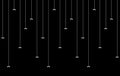 Geometric of verticals lines with rhombus. Set 4