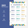 Geometric Wall Calendar 2021, 2021 Wall Calendar