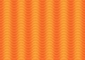 Geometric water waves with orange fading background, vector illustration