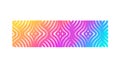 Geometric Wavy Pattern with Vibrant Gradients, vector design Generative AI Royalty Free Stock Photo