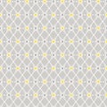 Geometric wavy pattern in yellow, gray and black on white background Royalty Free Stock Photo