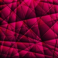 Geometric web of pink lines with dark triangular highlights