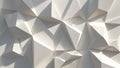 Geometric White Faceted 3D Wall Texture background Royalty Free Stock Photo
