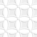 Geometric white and gray pattern with pointy squares Royalty Free Stock Photo