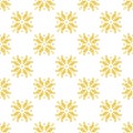 Geometric winter norwegian golden pattern Royalty Free Stock Photo