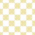 Geometric winter norwegian golden pattern Royalty Free Stock Photo