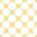 Geometric winter norwegian golden pattern Royalty Free Stock Photo