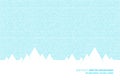 Geometric Winter white Mountains background. Created with a linear triangle line texture for sky on white mountains